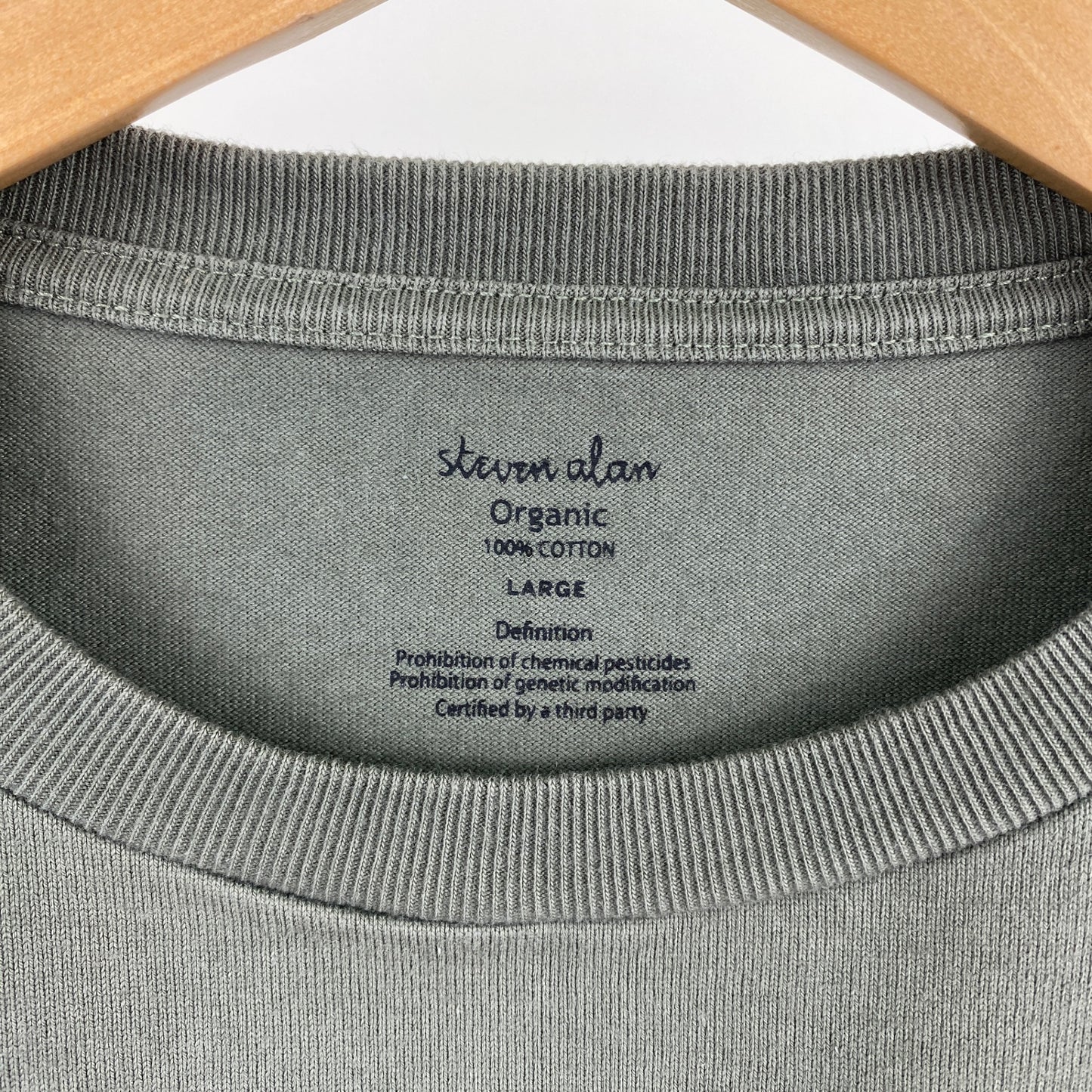 Steven alan 半袖Tシャツ メンズ L 緑系【中古】