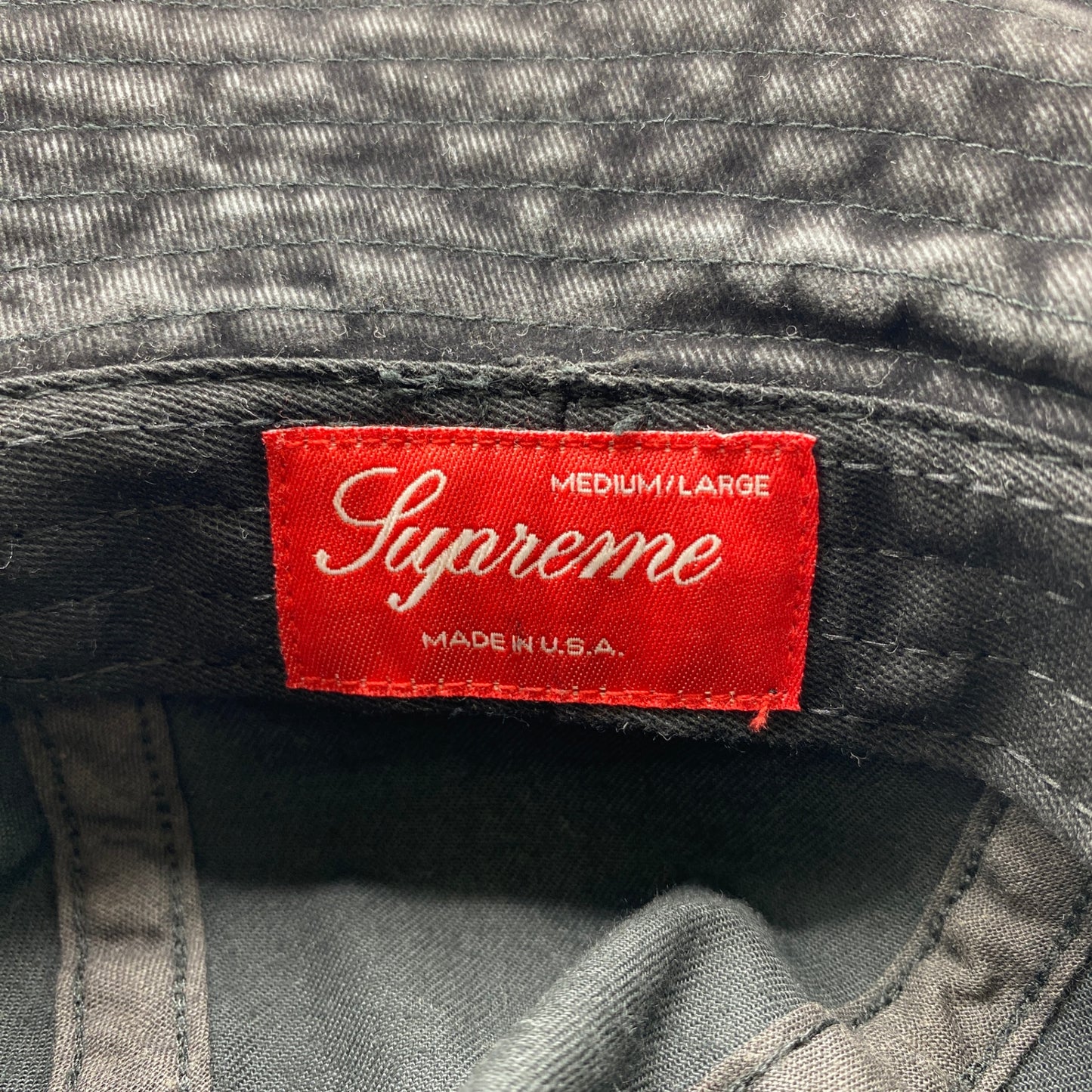 SUPREME バケットハット メンズ L 黒系【中古】