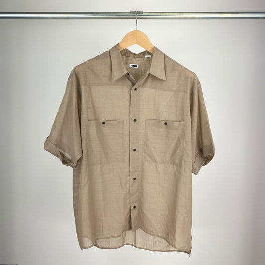 H BEAUTY & YOUTH 半袖シャツ メンズ L ベージュ系【中古】