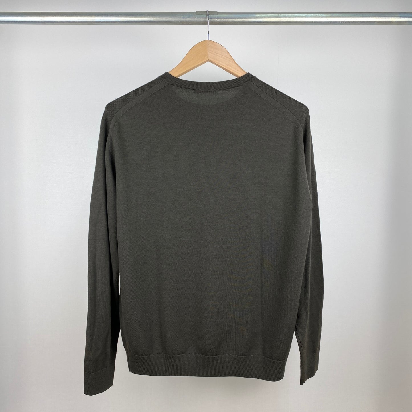 UNITED ARROWS ハイゲージニット メンズ L カーキ系【中古】