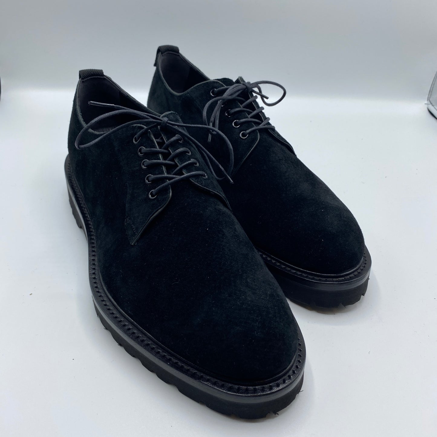 WH スウェードシューズ メンズ 27cm 黒系【中古】