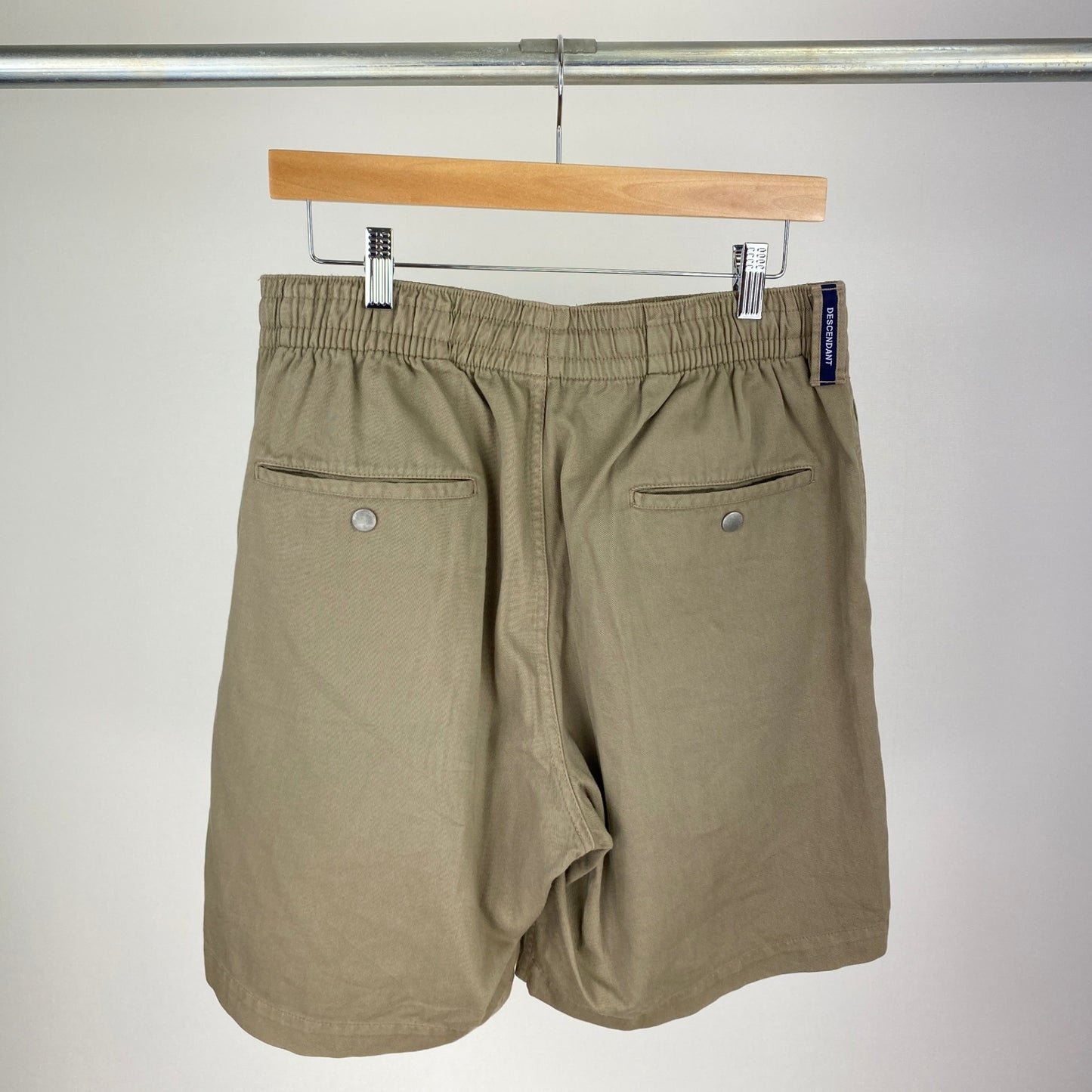 DESCENDANT イージーショーツ メンズ XL カーキ系【中古】