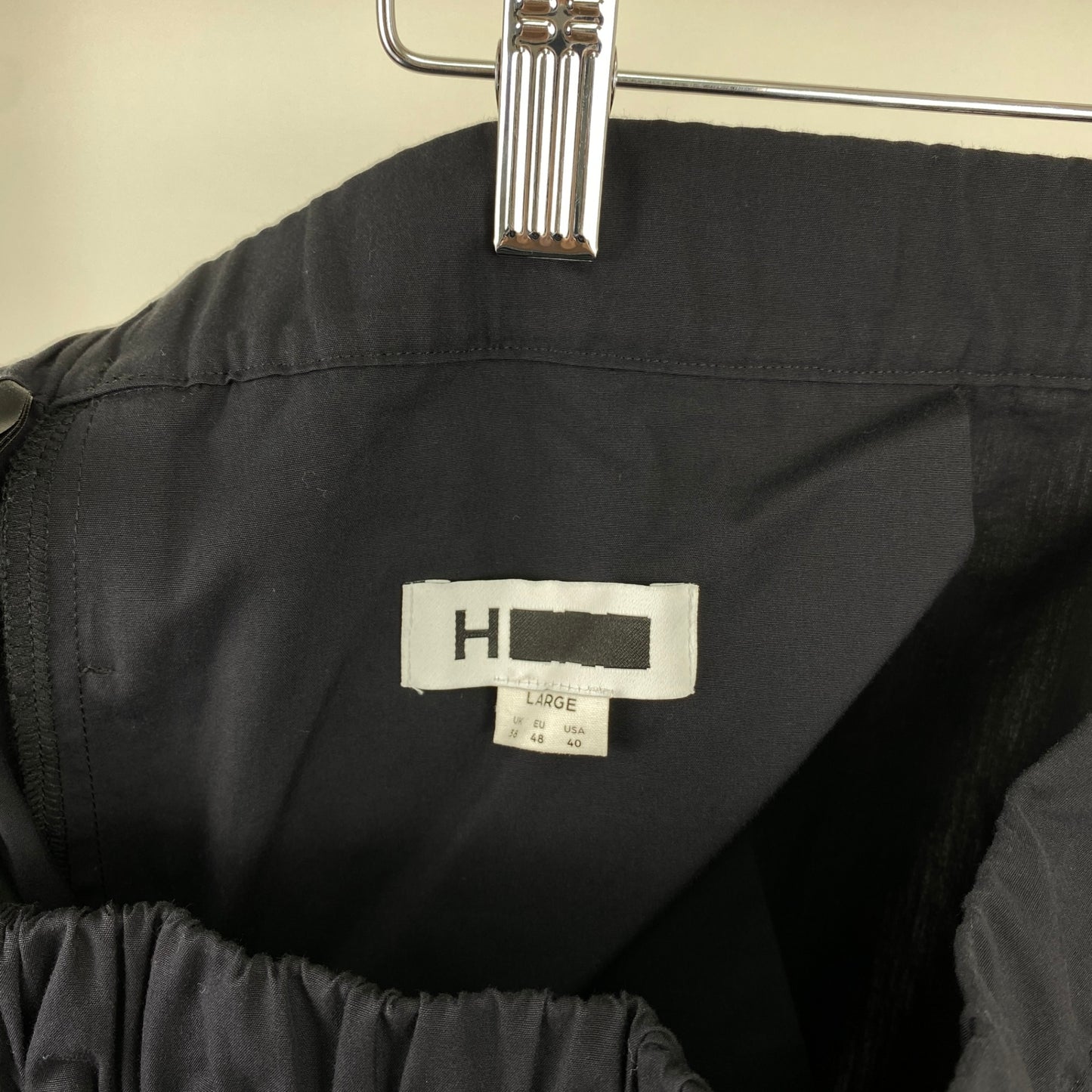 H BEAUTY & YOUTH イージーパンツ メンズ L 黒系【中古】