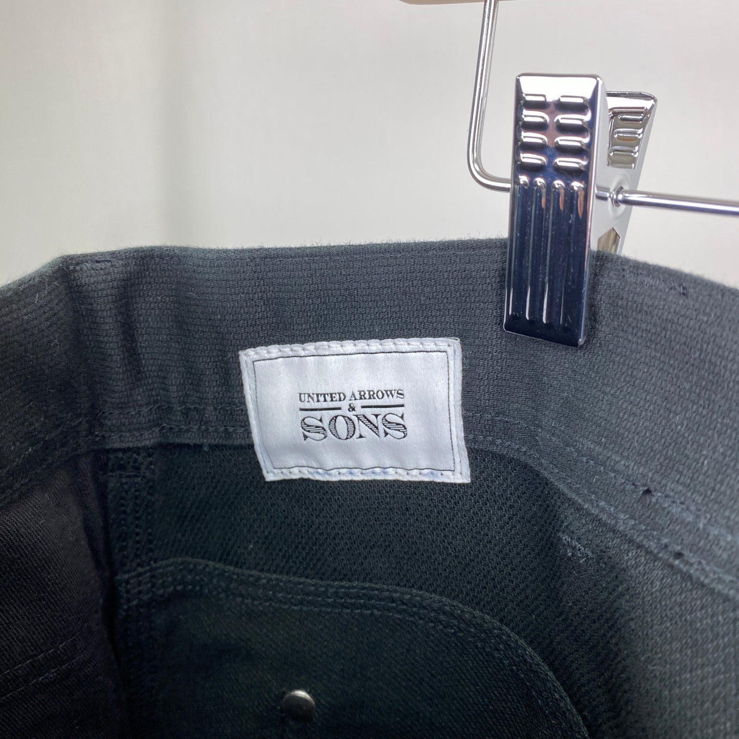 UNITED ARROWS & SONS ペインターパンツ メンズ XL 黒系【中古】