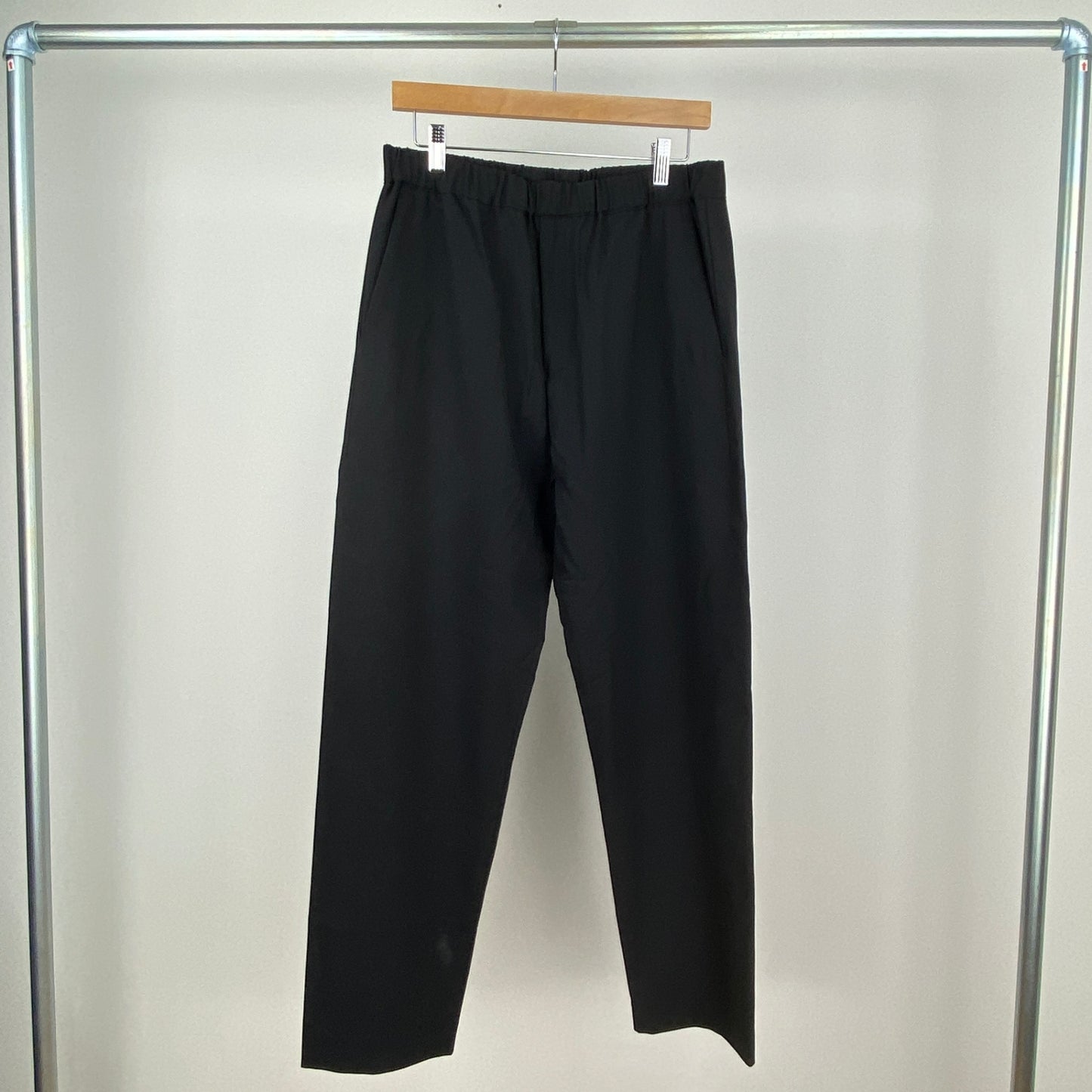 JOHN SMEDLEY ウールイージーパンツ メンズ L 黒系【中古】