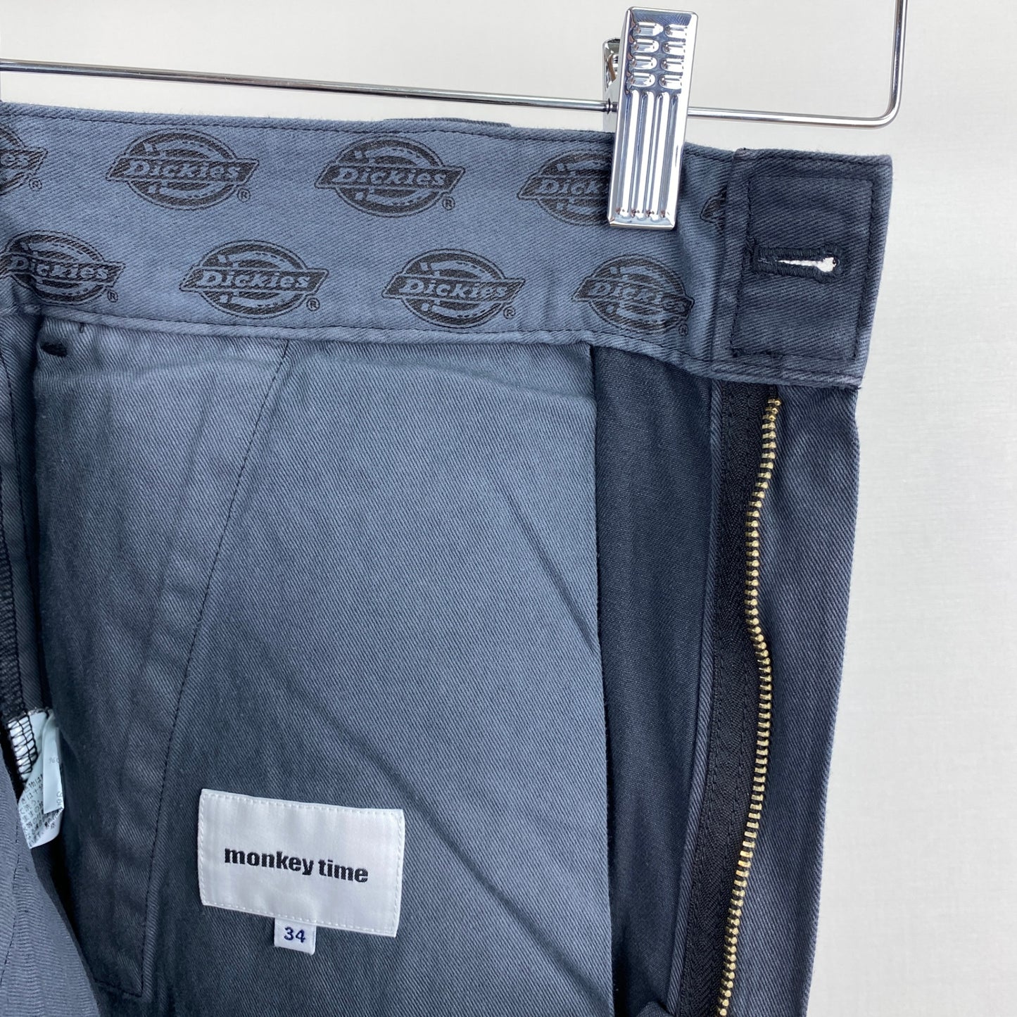 monkey time ワークパンツ メンズ XL グレー系【中古】