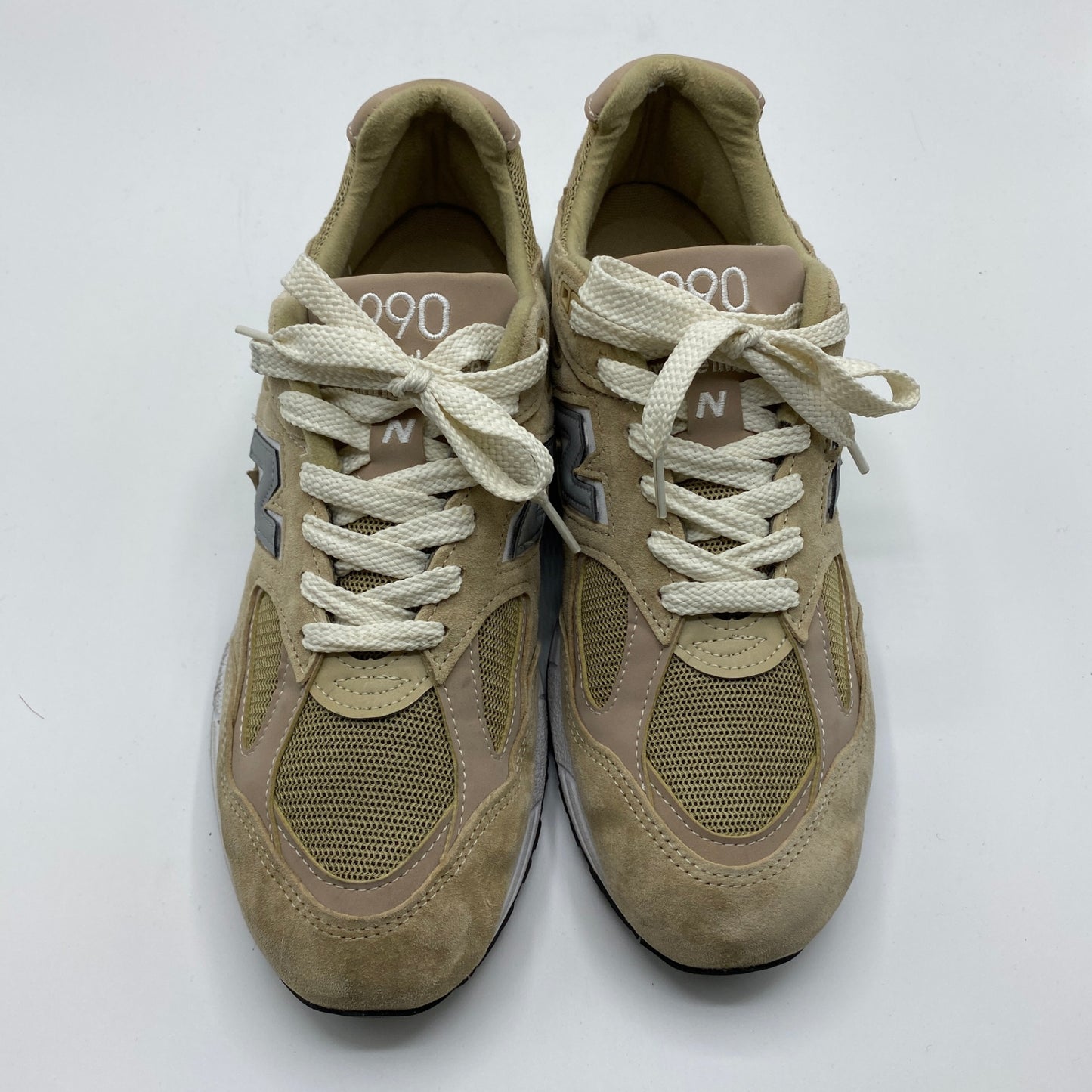 KITH x NEW BALANCE M990 スニーカー メンズ 28cm ベージュ系【中古】