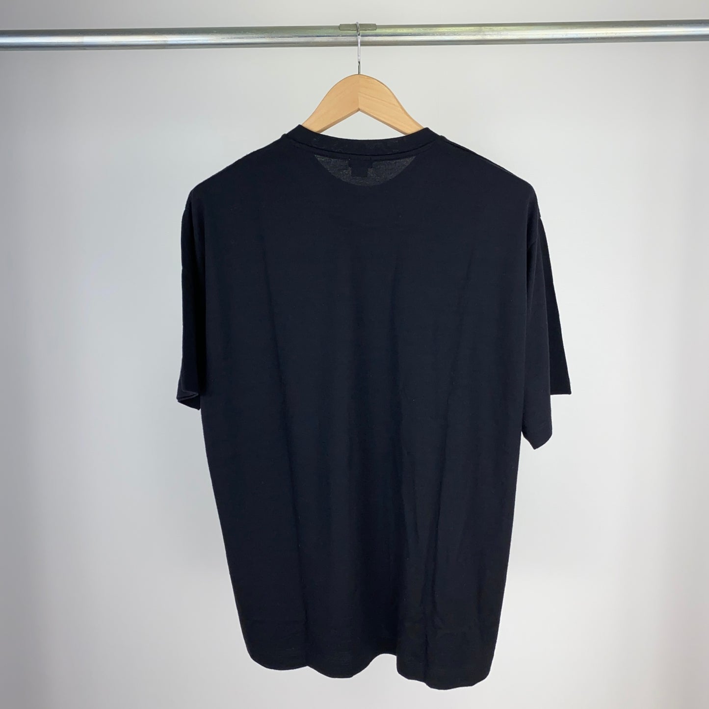 H BEAUTY & YOUTH 半袖ニットTシャツ メンズ M 黒系【中古】