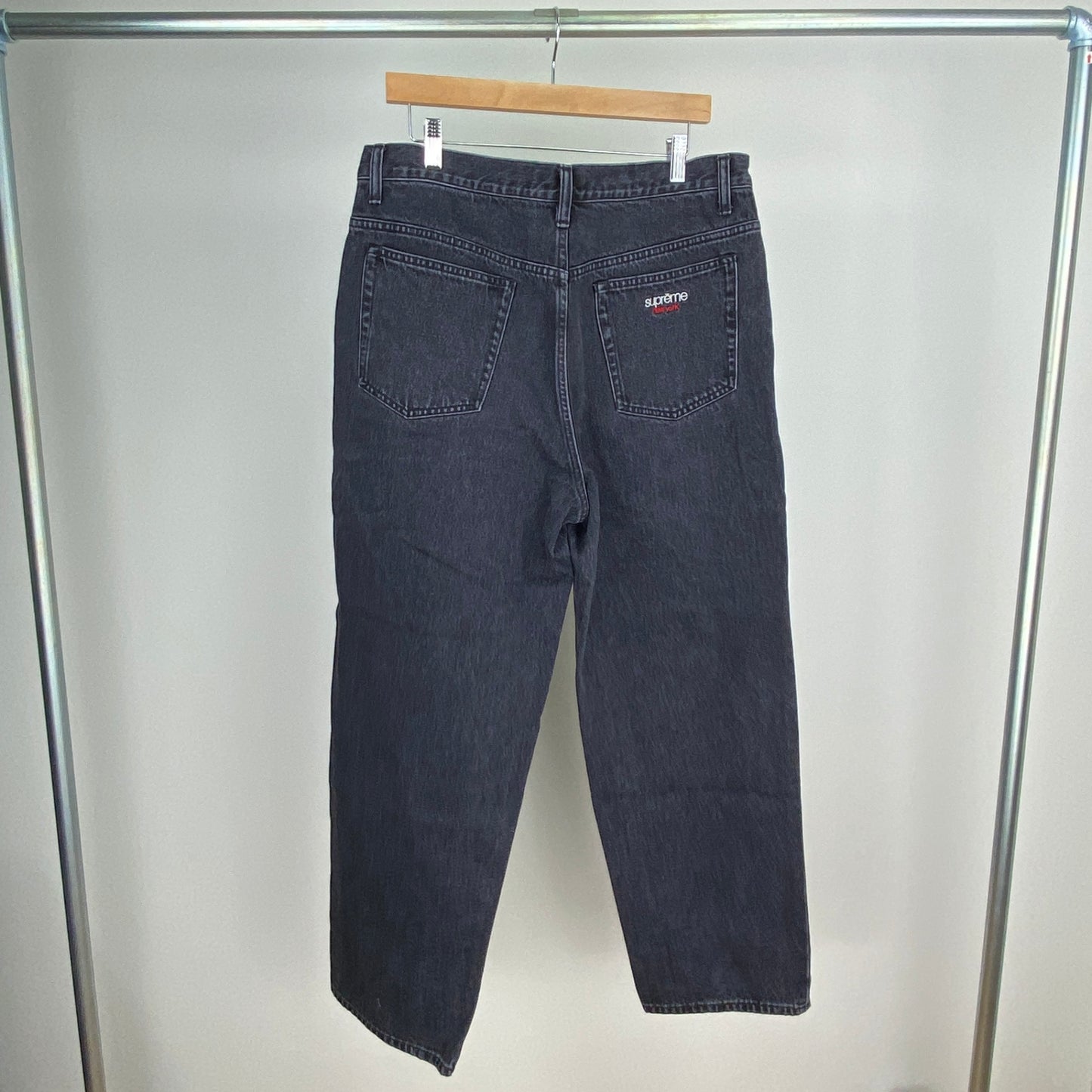 SUPREME デニムパンツ メンズ L 黒系【中古】