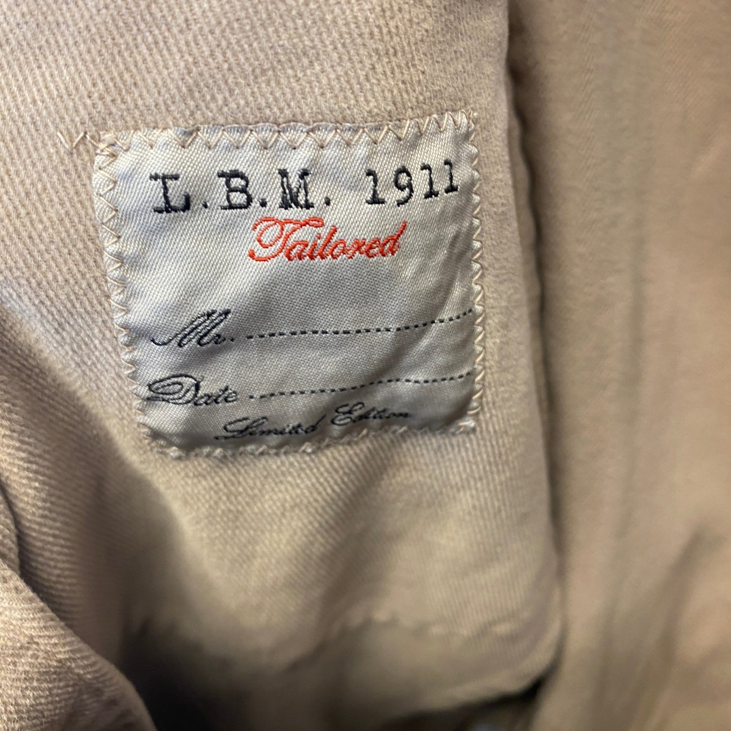 L.B.M.1911 テーラードジャケット メンズ XL ベージュ系【中古】