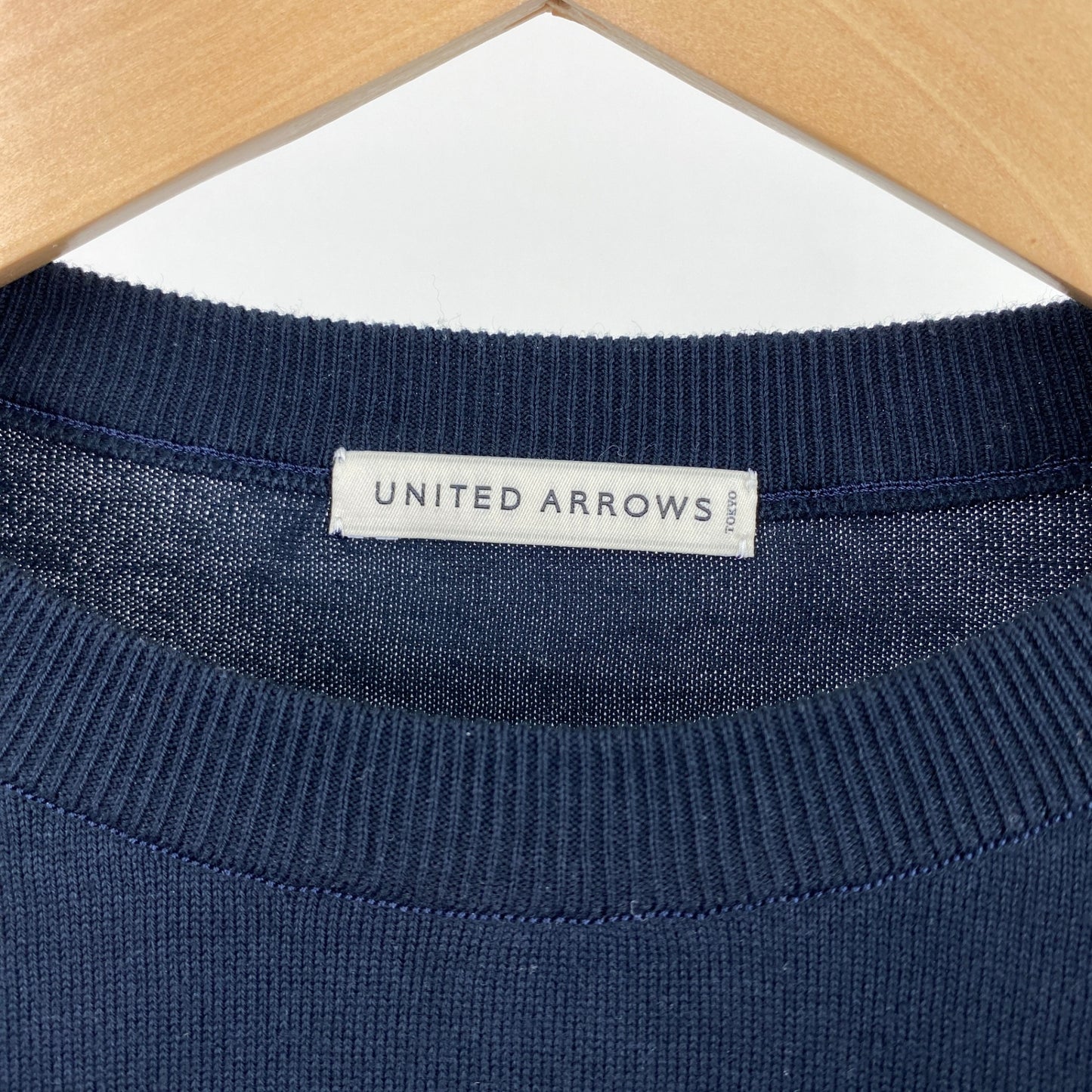 UNITED ARROWS 長袖ニット メンズ XL 紺系【中古】