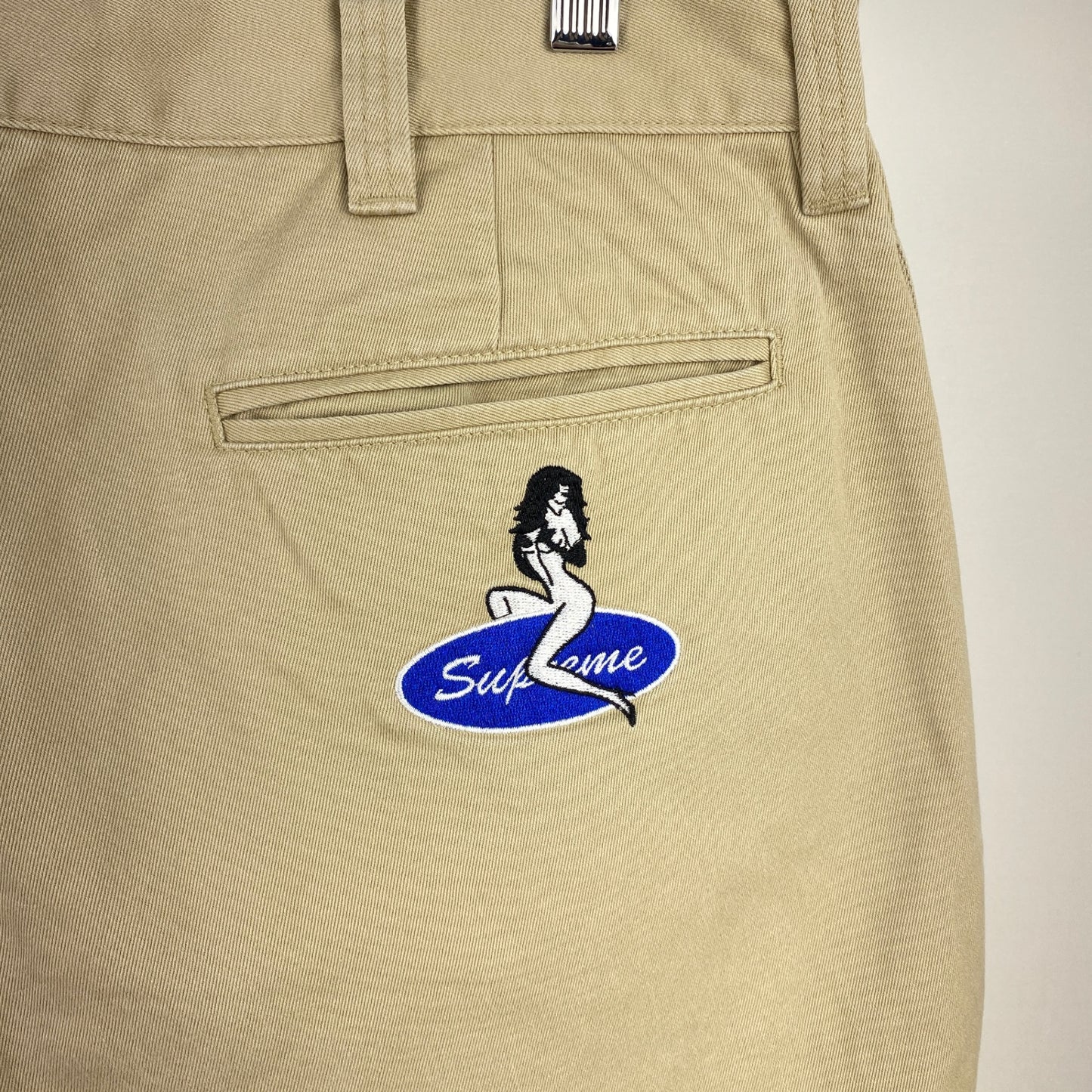 SUPREME チノパン メンズ L ベージュ系【中古】