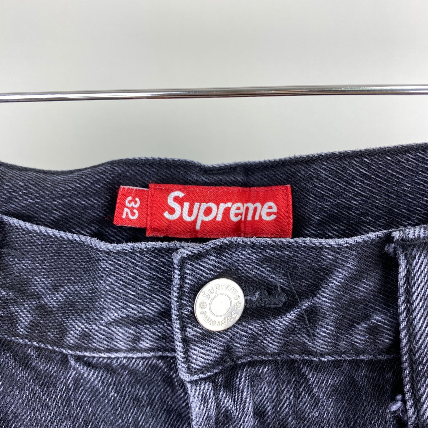 SUPREME デニムパンツ メンズ L 黒系【中古】