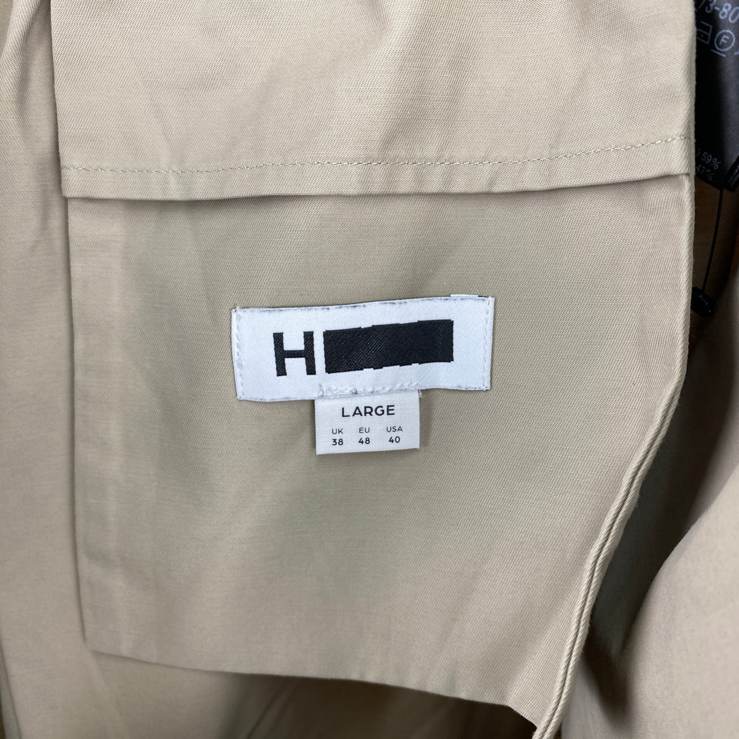 H BEAUTY & YOUTH アーミーパンツ メンズ L ベージュ系【中古】