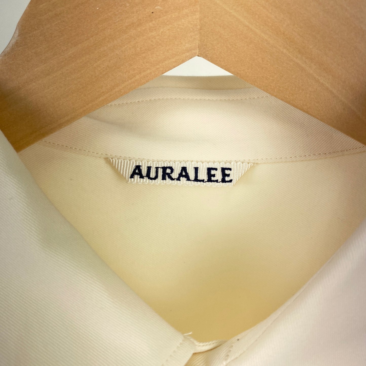 AURALEE 長袖シャツ メンズ XL ベージュ系【中古】