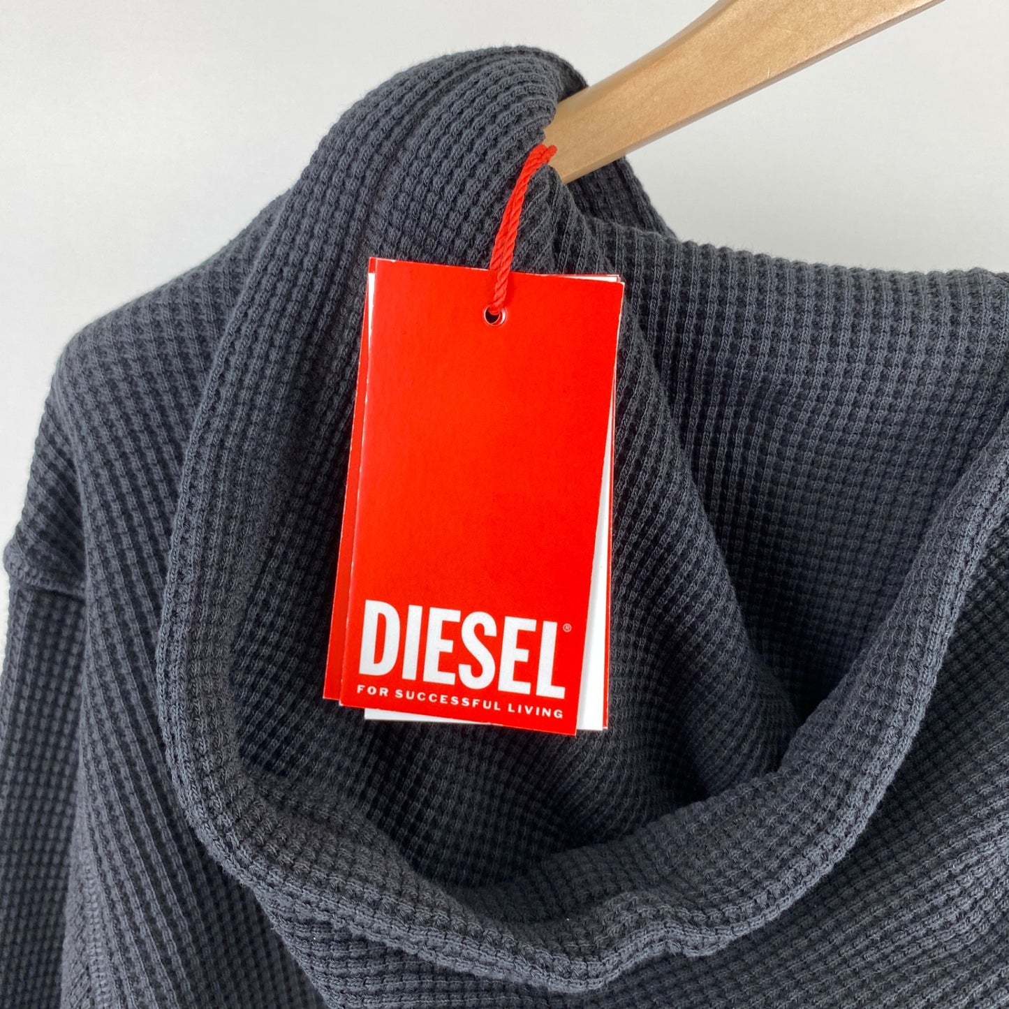 DIESEL ジップパーカー メンズ L 黒系【中古】