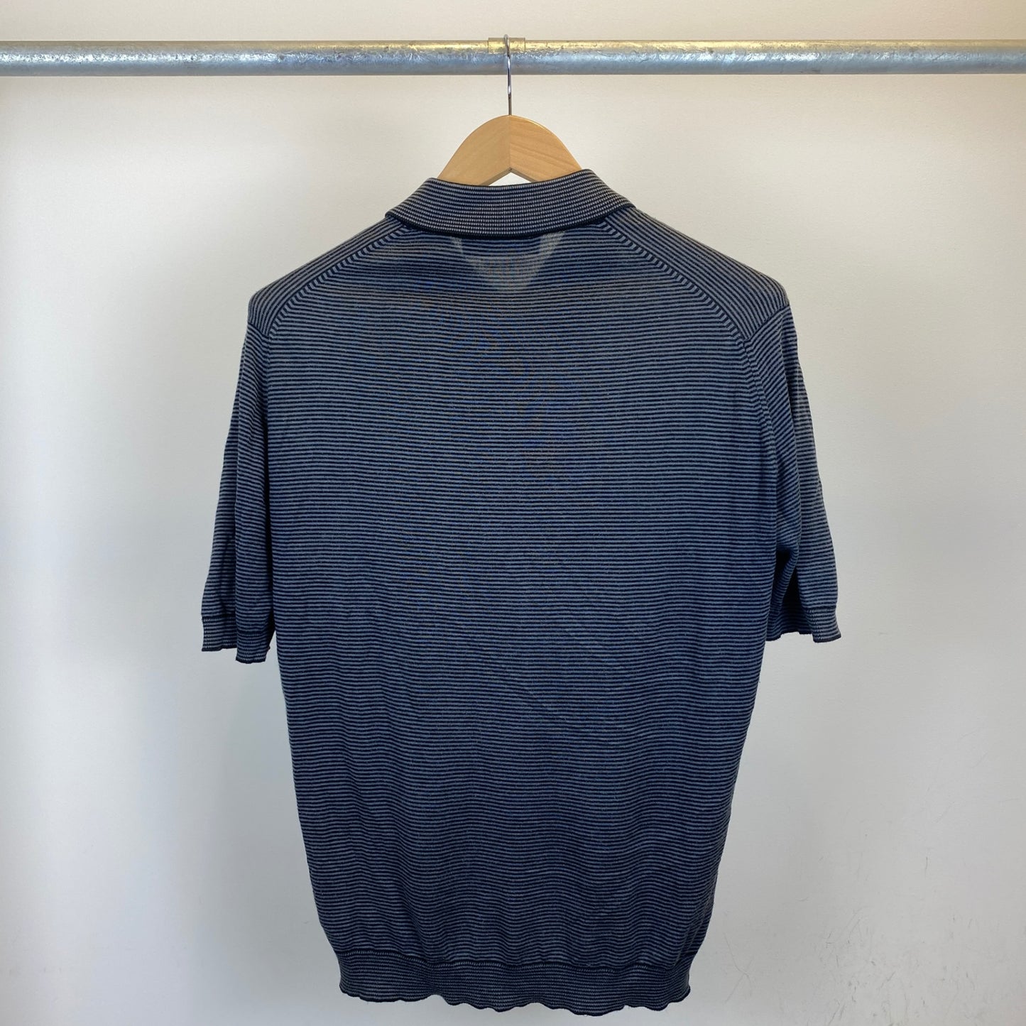 JOHN SMEDLEY 半袖ポロニット メンズ サイズ不明 黒系【中古】