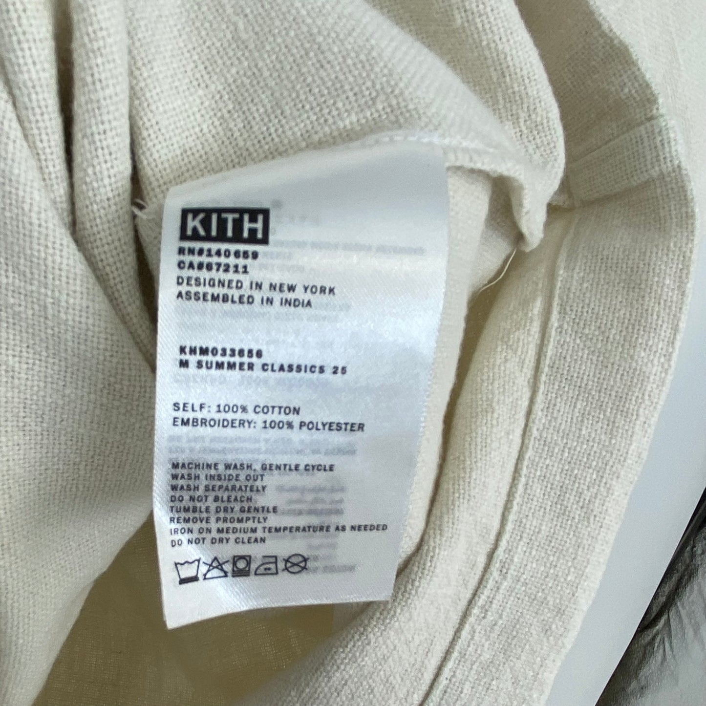 KITH 半袖シャツ メンズ M 白系【中古】