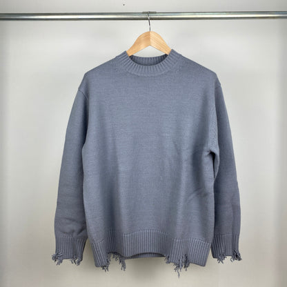 Loeff  クルーネックニット メンズ L グレー系【中古】