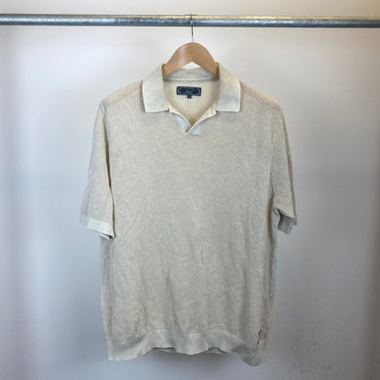KITH 半袖スキッパーニット メンズ L ベージュ系【中古】