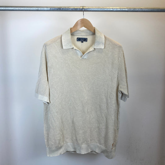 KITH 半袖スキッパーニット メンズ L ベージュ系【中古】