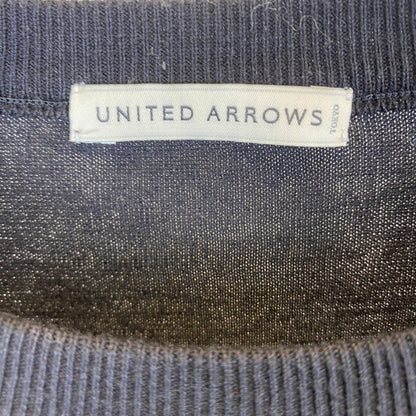 UNITED ARROWS 長袖クルーネックニット メンズ XL 黒系【中古】