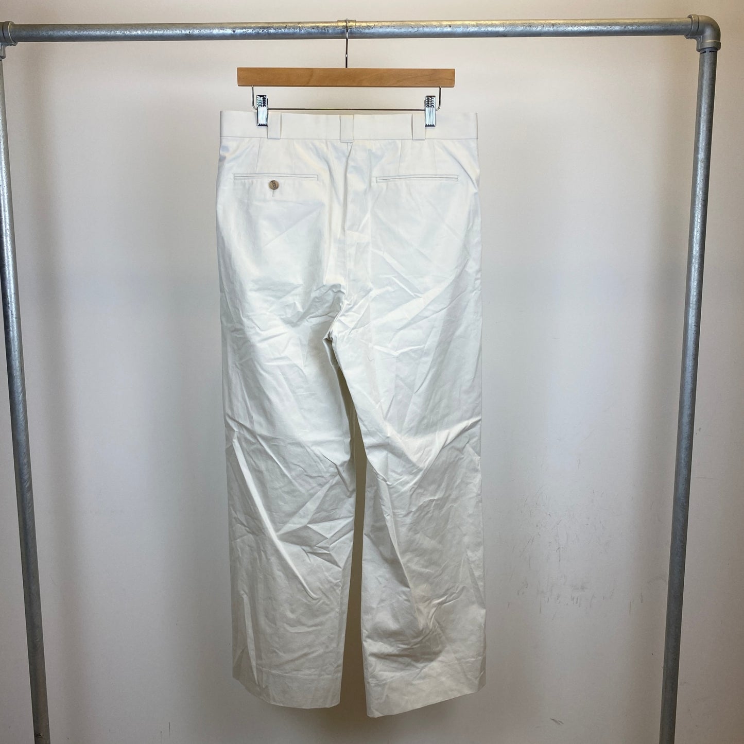 H BEAUTY ＆ YOUTH ワイドパンツ メンズ L 白系【中古】