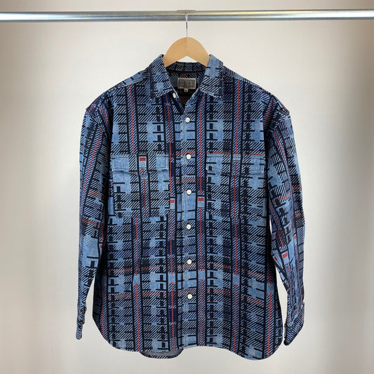 CAV EMPT シャツ XL 青系【中古】