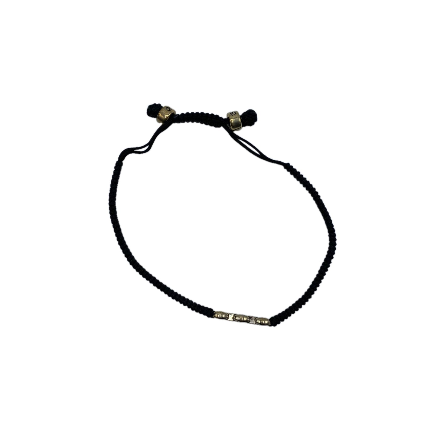 HOORSENBUHS ブラックコードブレスレット メンズ F 黒系【中古】