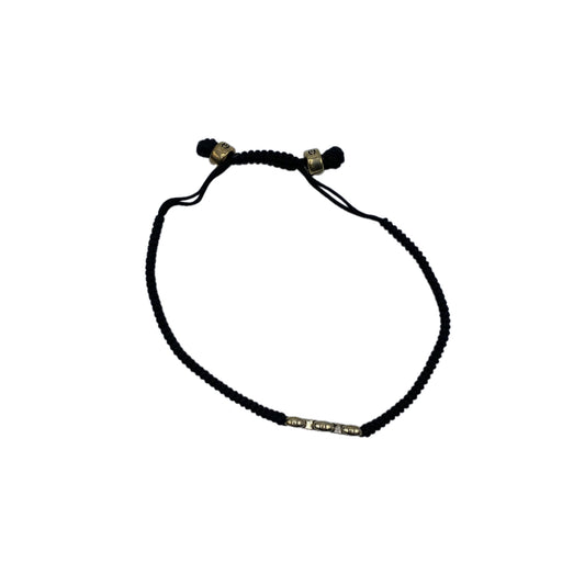 HOORSENBUHS ブラックコードブレスレット メンズ F 黒系【中古】