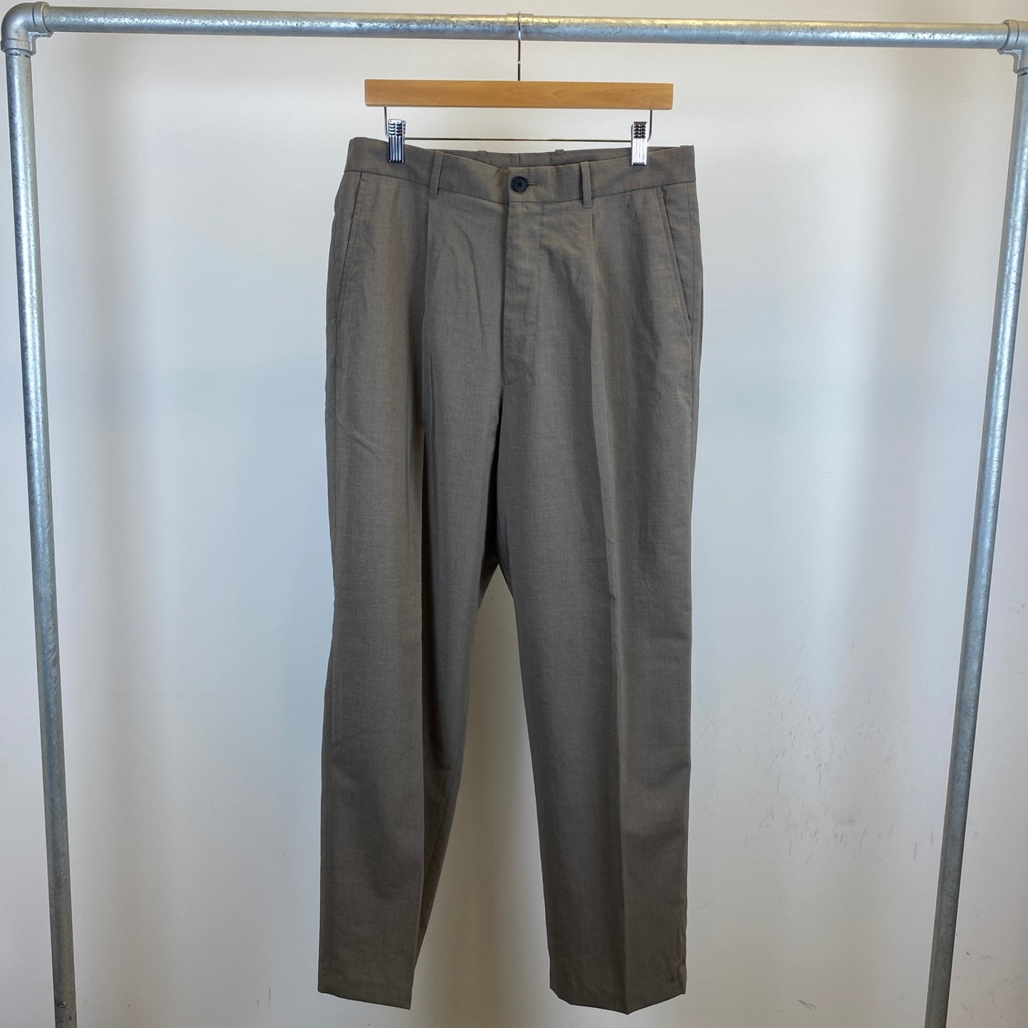 Steven alan スラックス メンズ L ベージュ系【中古】