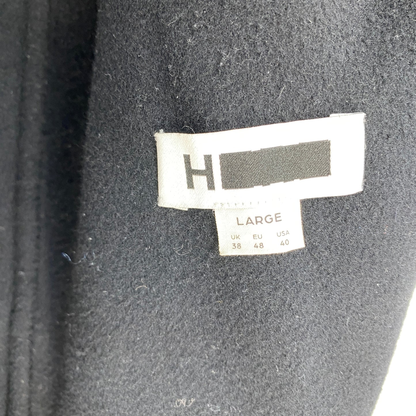 H BEAUTY ＆ YOUTH ロングコート メンズ L 黒系【中古】