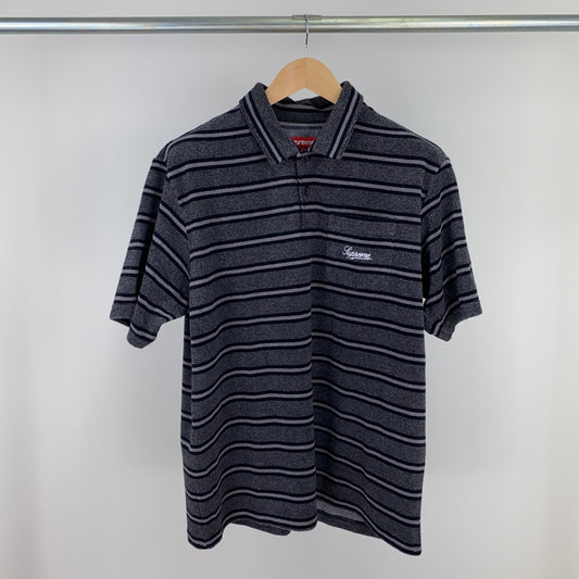 SUPREME 半袖ポロシャツ メンズ M 黒系【中古】