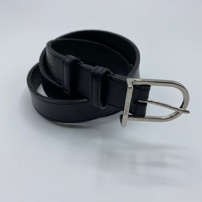 CELINE ベルト メンズ 90cm 黒系【中古】