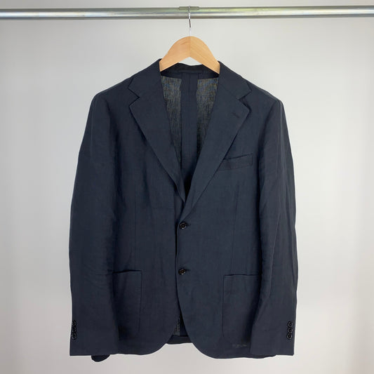 UNITED ARROWS リネンテイラードジャケット メンズ XL 黒系【中古】