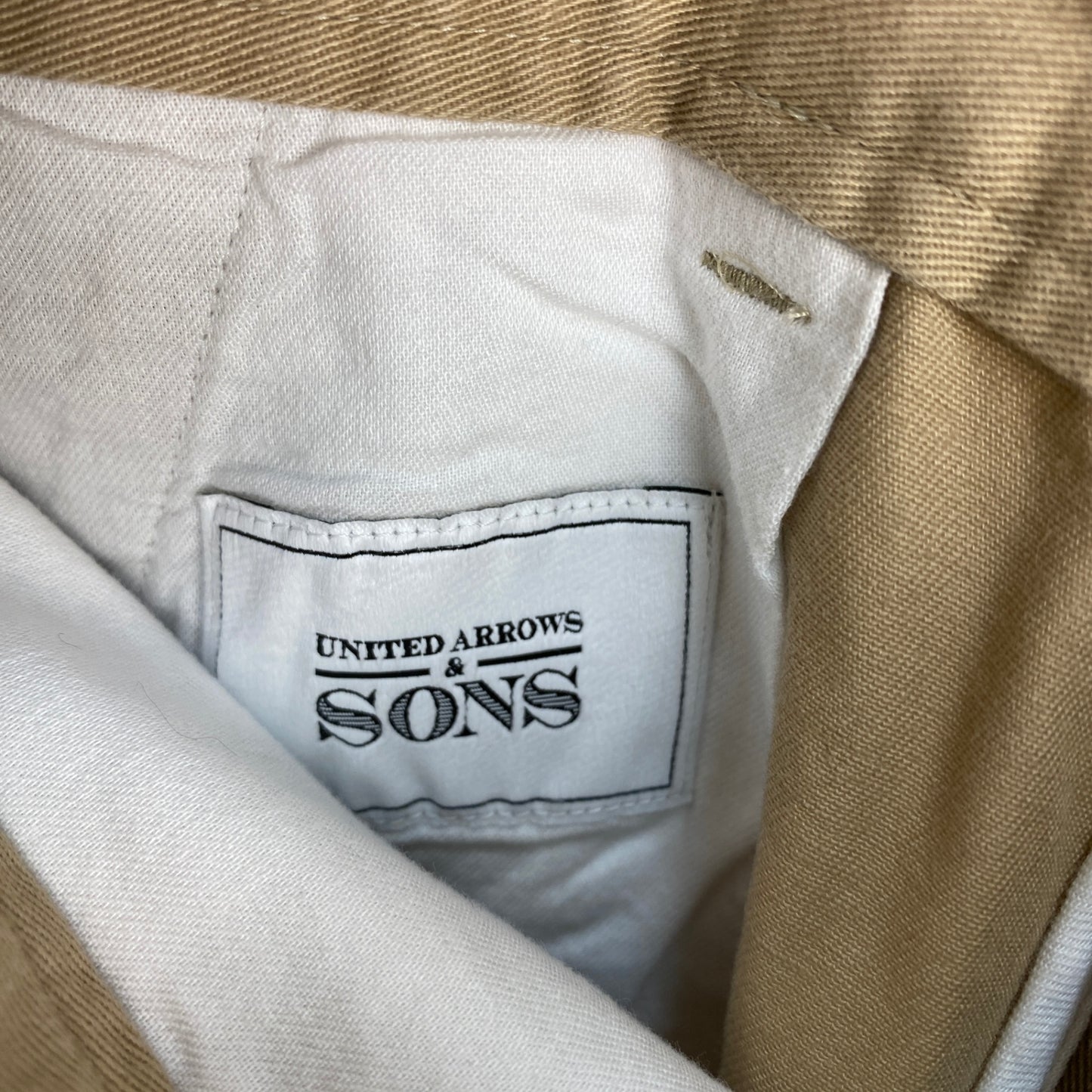 UNITED ARROWS & SONS チノパン メンズ XL ベージュ系【中古】