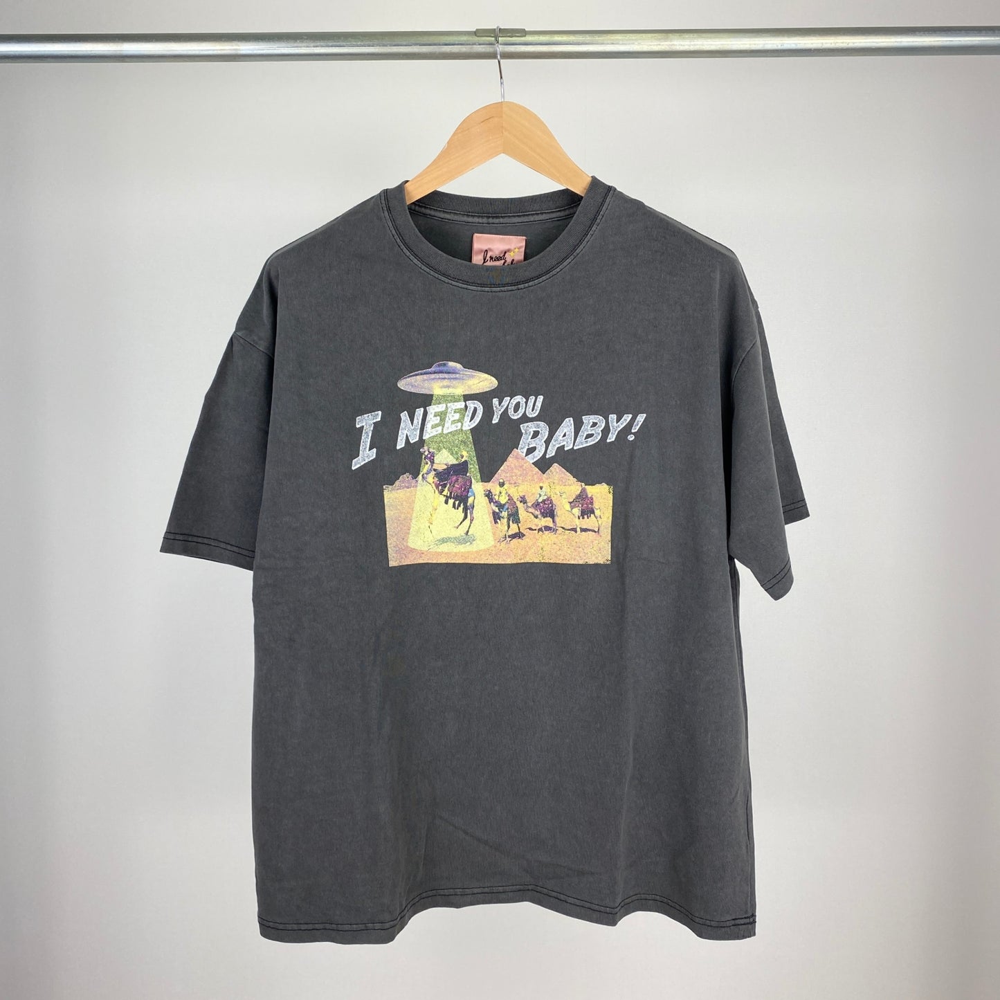 I NEED YOU BABY 半袖Tシャツ メンズ L グレー系【中古】