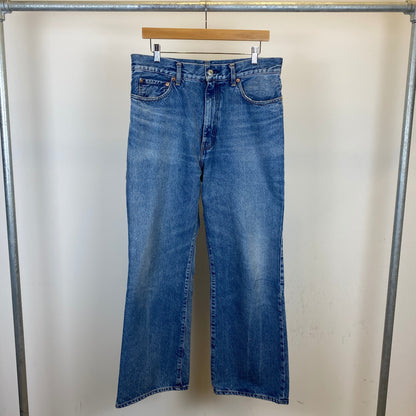 H BEAUTY ＆ YOUTH フレアデニムパンツ メンズ L 青系【中古】