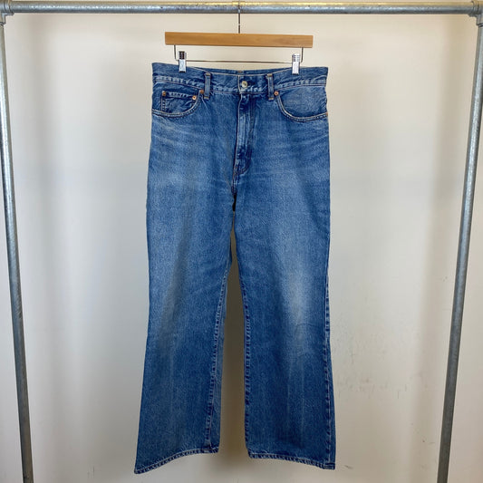 H BEAUTY ＆ YOUTH フレアデニムパンツ メンズ L 青系【中古】