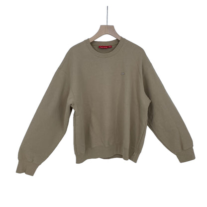 SUPREME Small Box Crewneck メンズ L ベージュ系【中古】