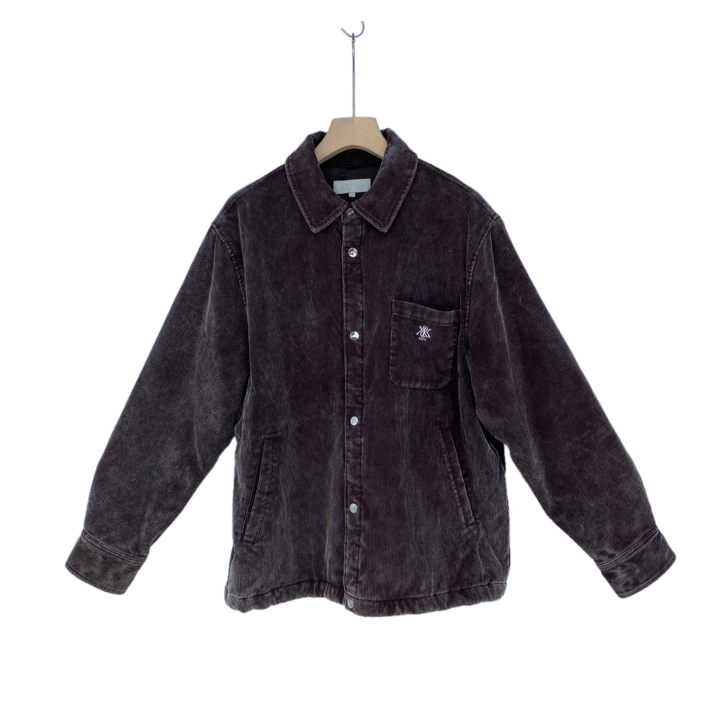 KITH コーデュロイコーチジャケット メンズ L 茶系【中古】
