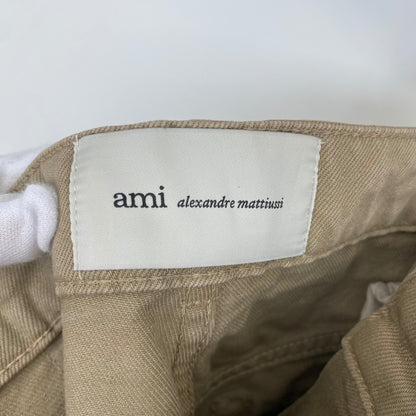 Ami alexandre mattiussi ワイドフィットデニムパンツ メンズ M ベージュ系【中古】