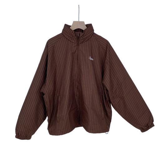 SUPREME Reflective Pinstripe メンズ L 茶系【中古】