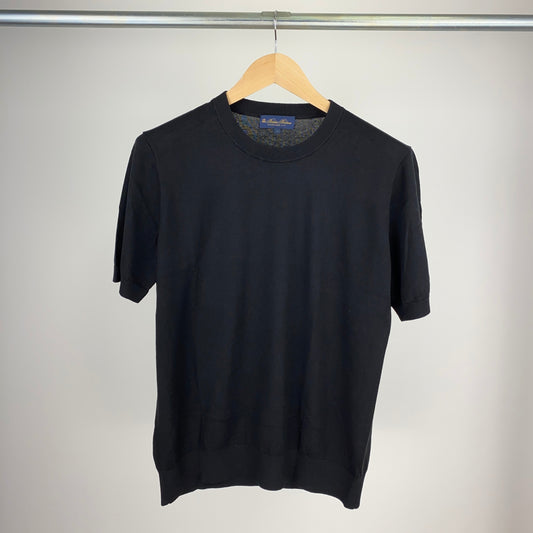 Brooks Brothers 半袖ニット メンズ L 黒系【中古】