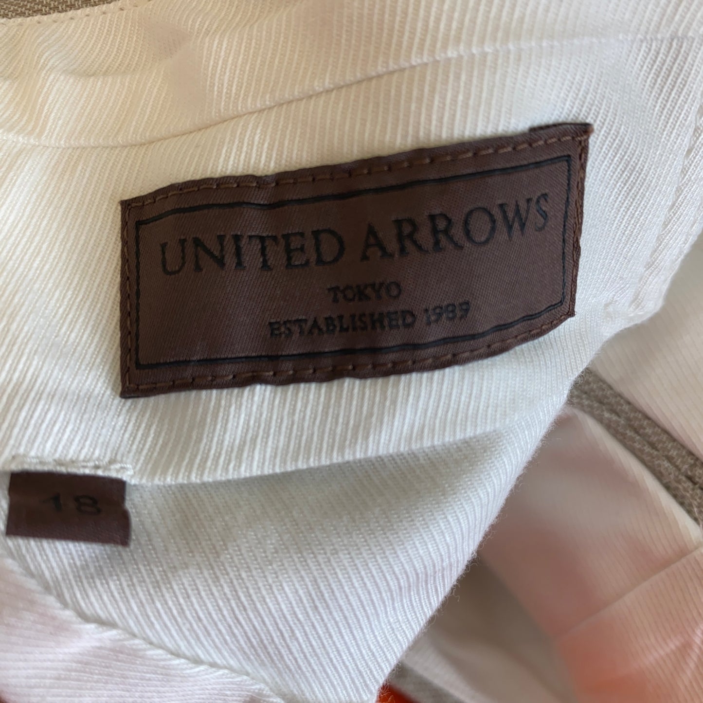 UNITED ARROWS スラックス メンズ L ベージュ系【中古】