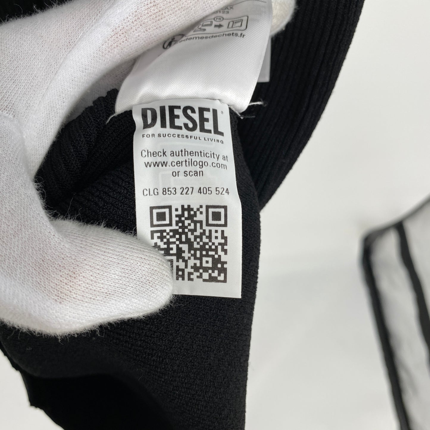 DIESEL ニットワンピース レディーズ S 黒系【中古】