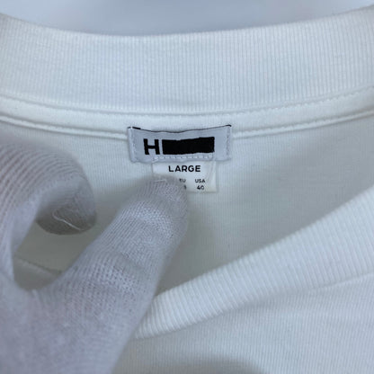 H BEAUTY ＆ YOUTH 半袖Tシャツ メンズ L 白系【中古】
