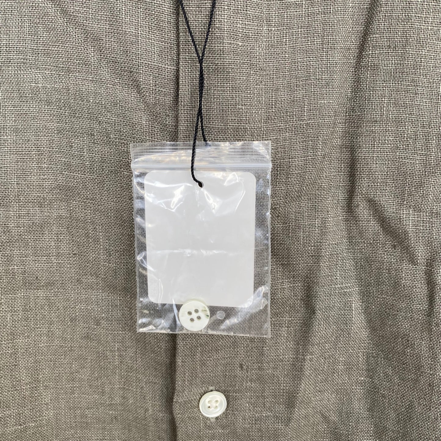 RHC 半袖リネンシャツ メンズ L カーキ系【中古】