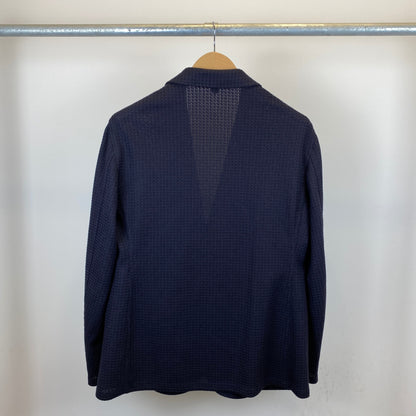 UNITED ARROWS テーラードニットジャケット メンズ XL 紺系【中古】