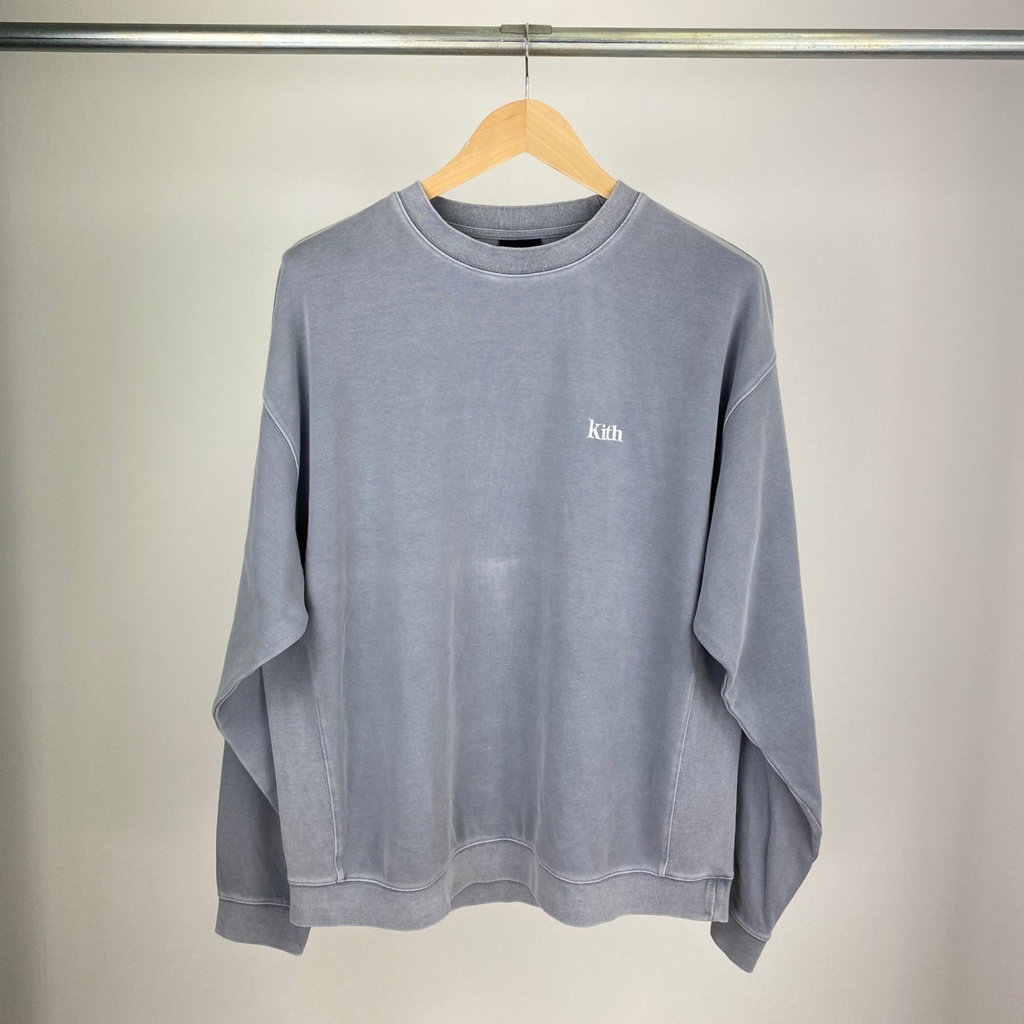 KITH クルーネックスウェット メンズ XL 水色系【中古】